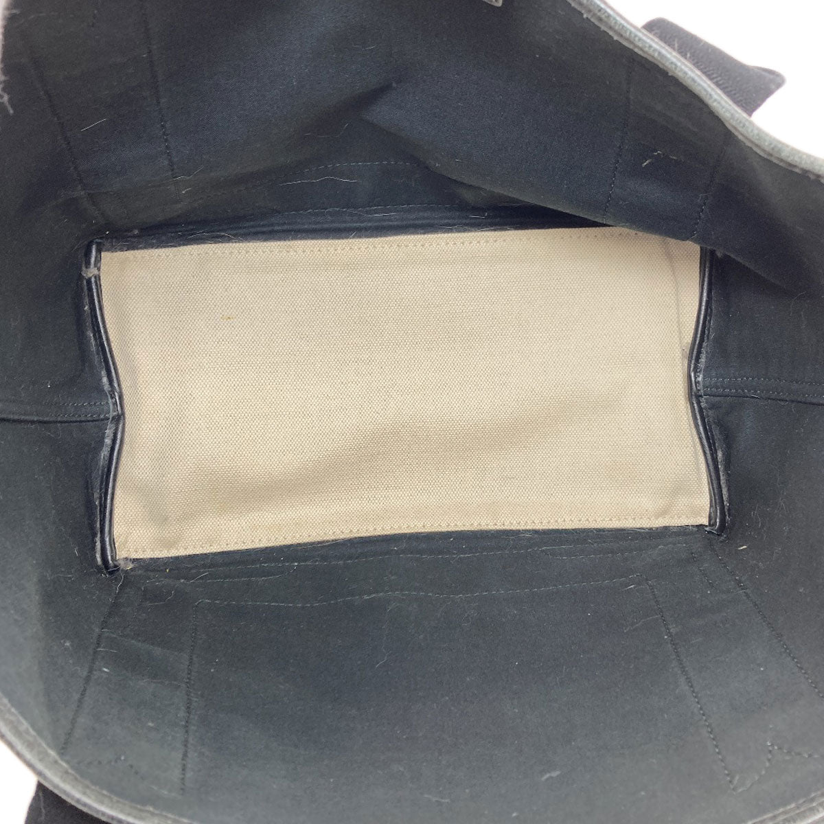 BALENCIAGA バレンシアガ 339933 ネイビーカバス S ハンドバッグ キャンバス レディース 中古