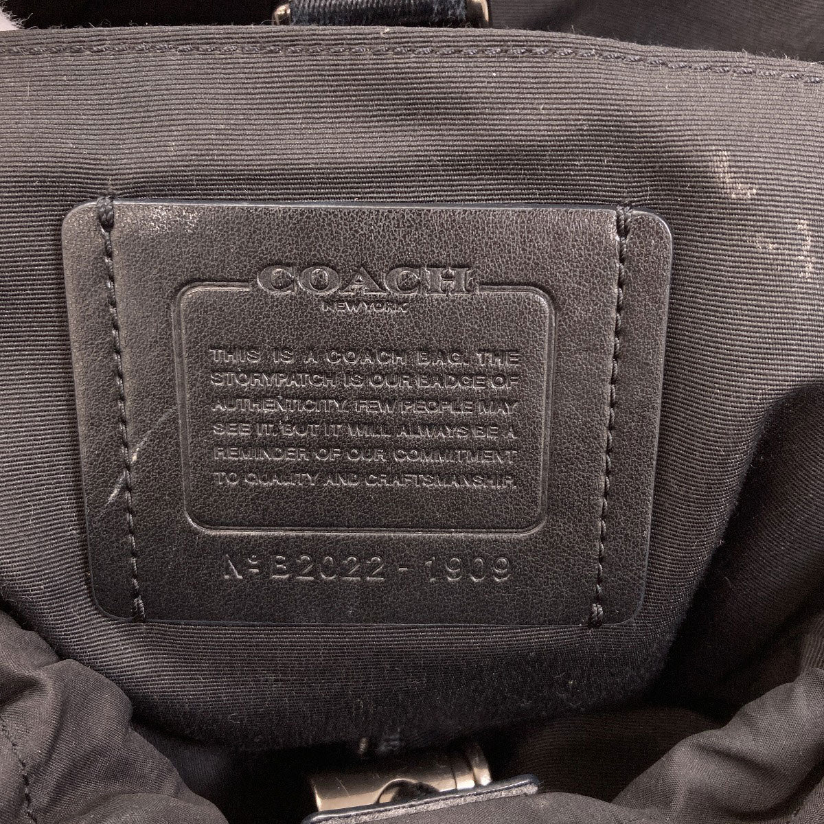 COACH コーチ 1909 シグネチャー ボディバッグ PVC レディース 中古