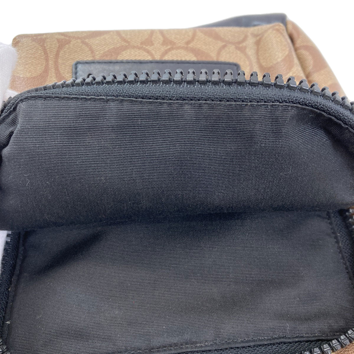 COACH コーチ 1909 シグネチャー ボディバッグ PVC レディース 中古