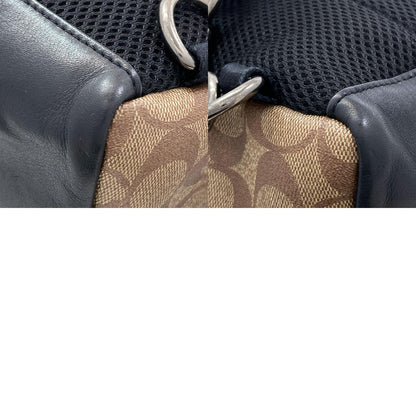 COACH コーチ 1909 シグネチャー ボディバッグ PVC レディース 中古