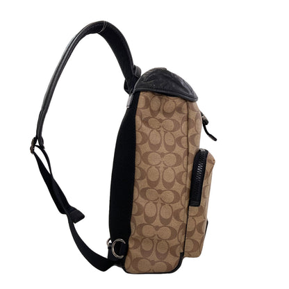 COACH コーチ 1909 シグネチャー ボディバッグ PVC レディース 中古