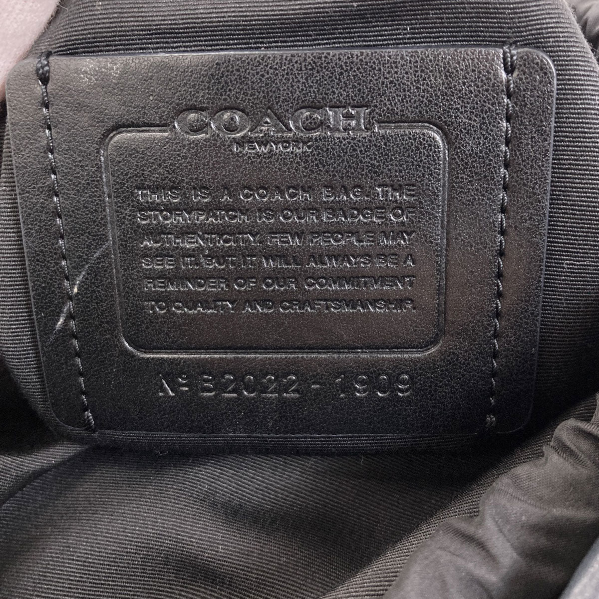 COACH コーチ 1909 シグネチャー ボディバッグ PVC レディース 中古