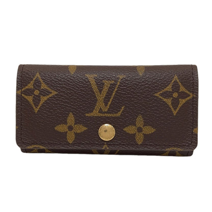 LOUIS VUITTON ルイヴィトン M62631 ミュルティクレ4 キーケース モノグラムキャンバス レディース 中古