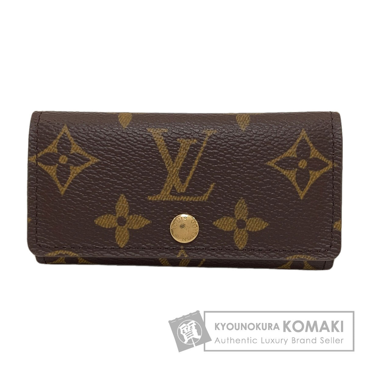 LOUIS VUITTON ルイヴィトン M62631 ミュルティクレ4 キーケース モノグラムキャンバス レディース 中古