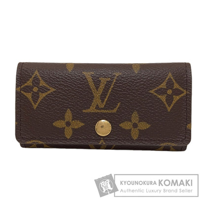 LOUIS VUITTON ルイヴィトン M62631 ミュルティクレ4 キーケース モノグラムキャンバス レディース 中古
