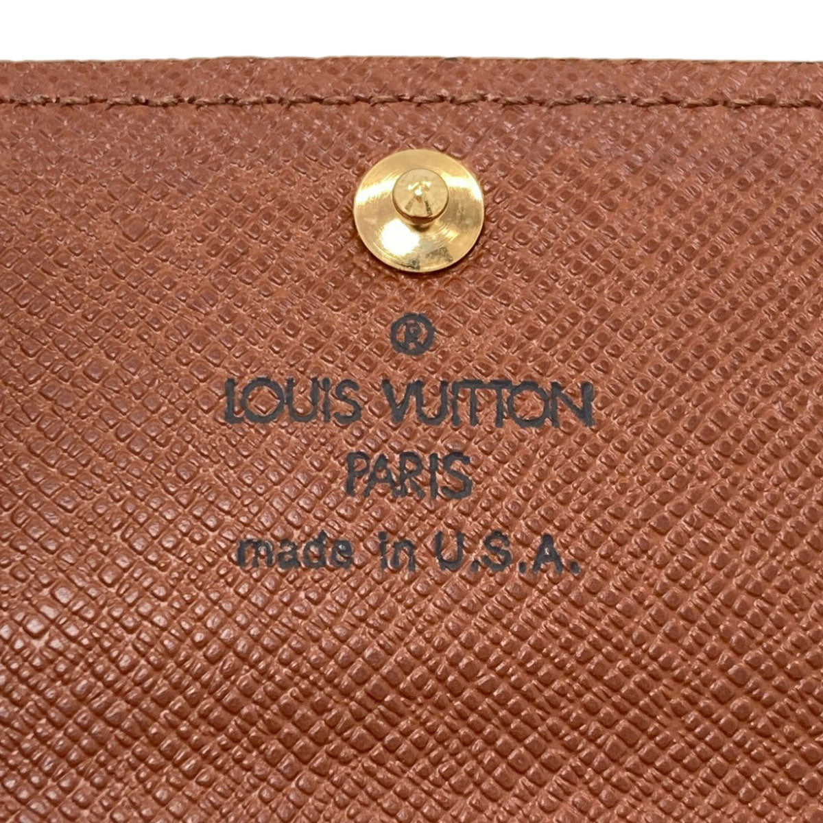 LOUIS VUITTON ルイヴィトン M62631 ミュルティクレ4 キーケース モノグラムキャンバス レディース 中古