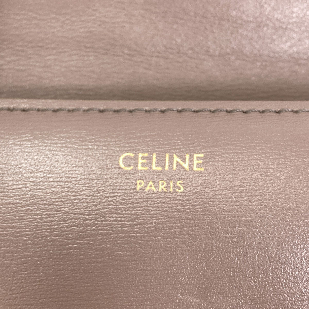 CELINE セリーヌ トリオンフ フラップ 三つ折り 二つ折り財布（小銭入れあり） カーフ レディース 中古