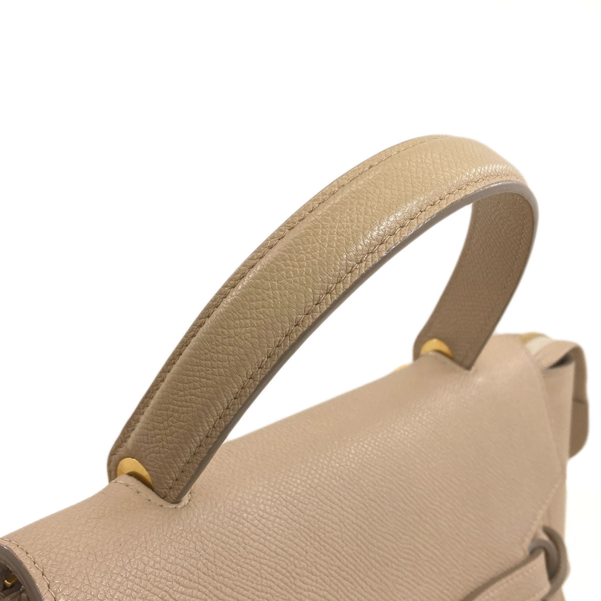 CELINE セリーヌ マイクロ ベルトバッグ 2WAY ハンドバッグ カーフ レディース 中古