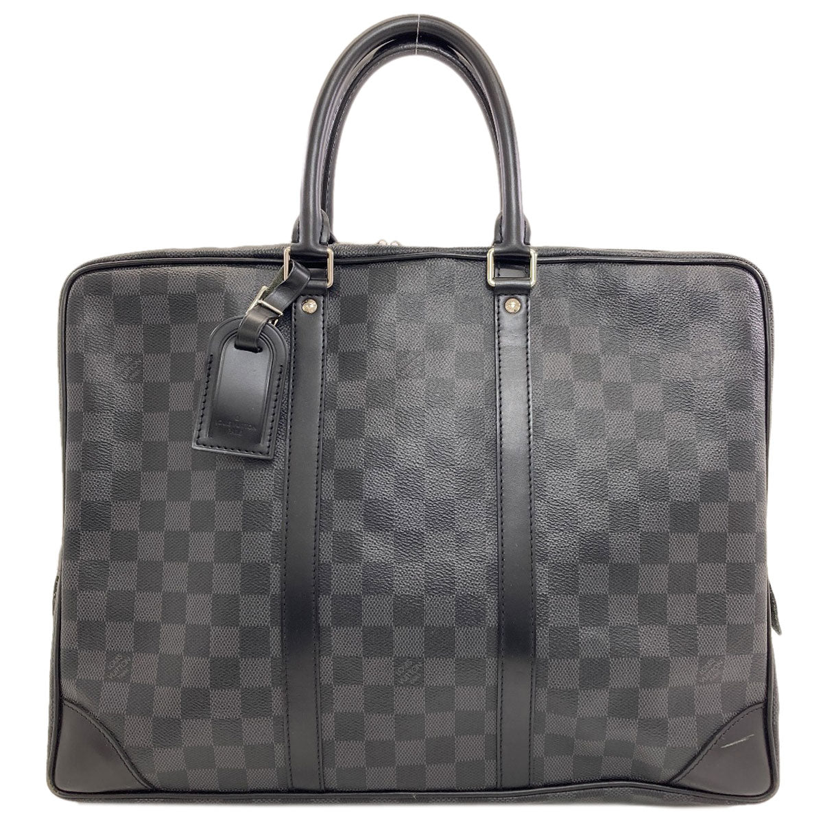 LOUIS VUITTON ルイヴィトン N48224 ポルトドキュマン・ジュール ビジネスバッグ ダミエキャンバス メンズ 中古