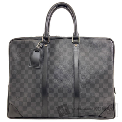 LOUIS VUITTON ルイヴィトン N48224 ポルトドキュマン・ジュール ビジネスバッグ ダミエキャンバス メンズ 中古