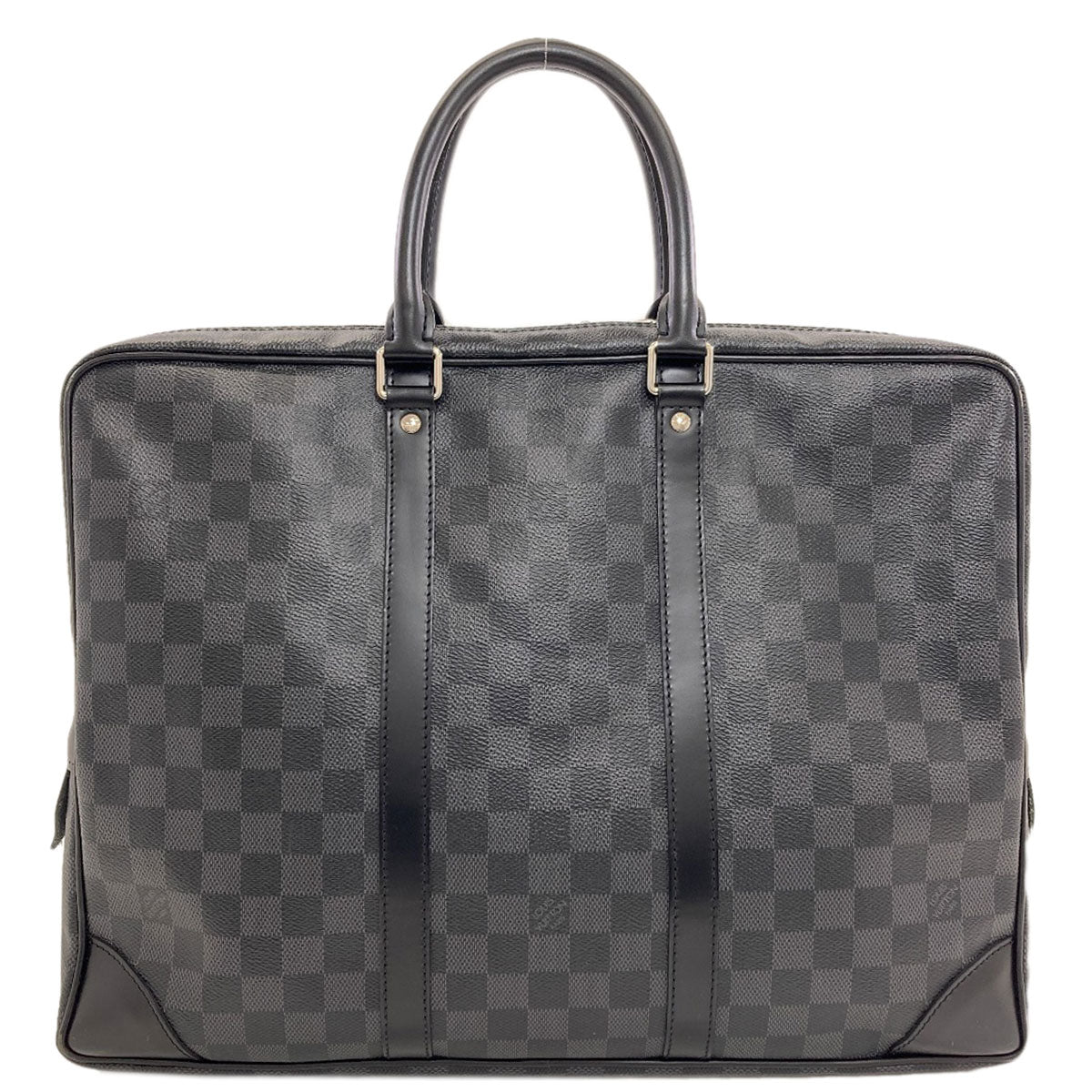 LOUIS VUITTON ルイヴィトン N48224 ポルトドキュマン・ジュール ビジネスバッグ ダミエキャンバス メンズ 中古