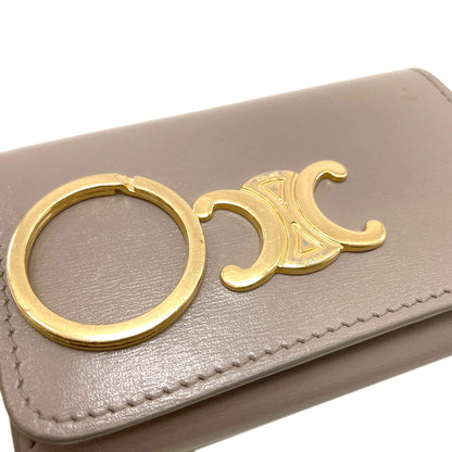 CELINE セリーヌ トリオンフ キーケース カーフ レディース 中古