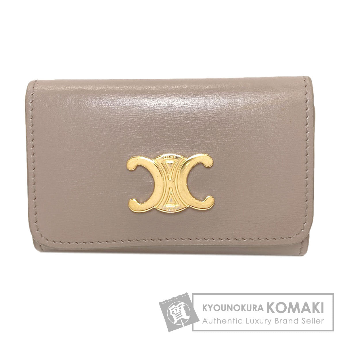 CELINE セリーヌ トリオンフ キーケース カーフ レディース 中古