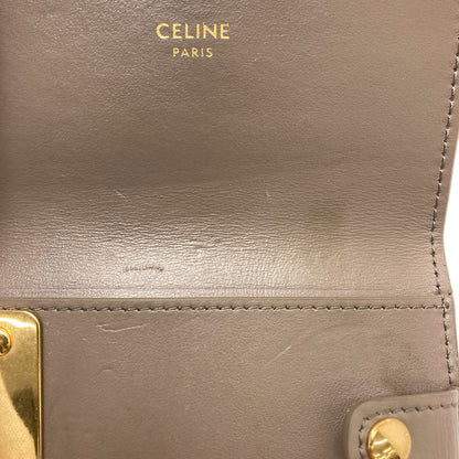CELINE セリーヌ トリオンフ キーケース カーフ レディース 中古