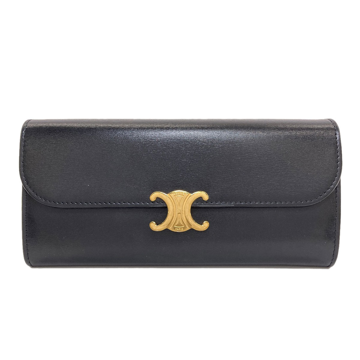 CELINE セリーヌ トリオンフ 長財布（小銭入れあり） カーフ レディース 中古