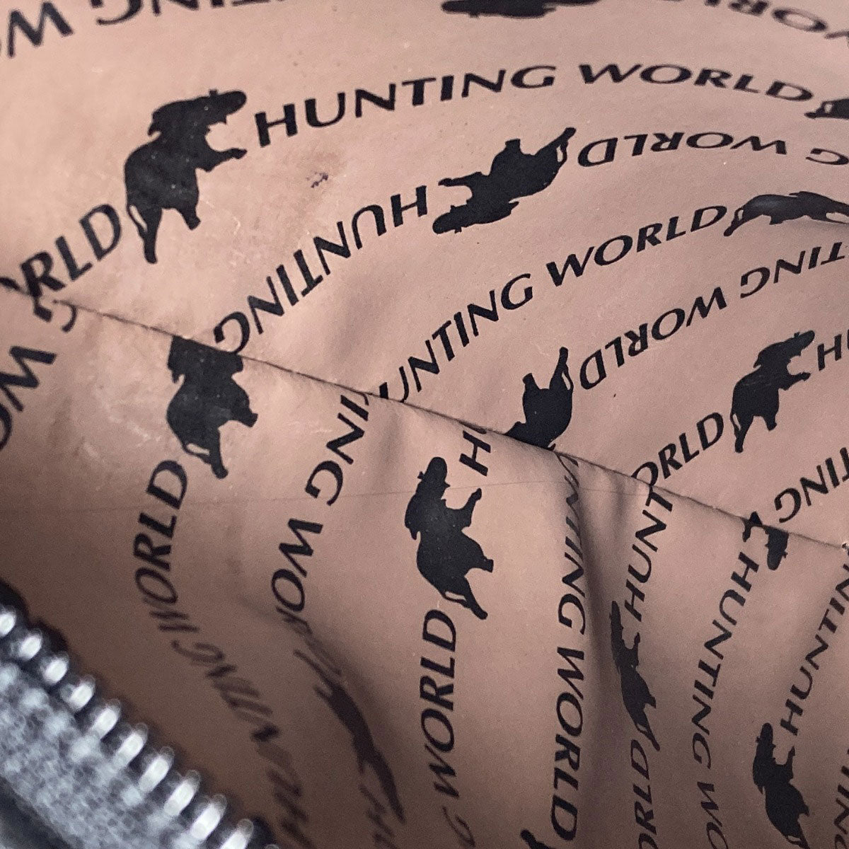 HUNTING WORLD ハンティングワールド ロゴ ハンドバッグ キャンバス レディース 中古