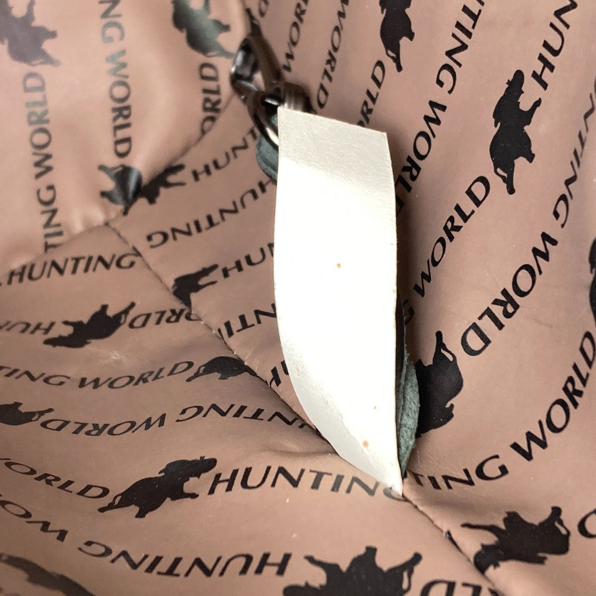 HUNTING WORLD ハンティングワールド ロゴ ハンドバッグ キャンバス レディース 中古