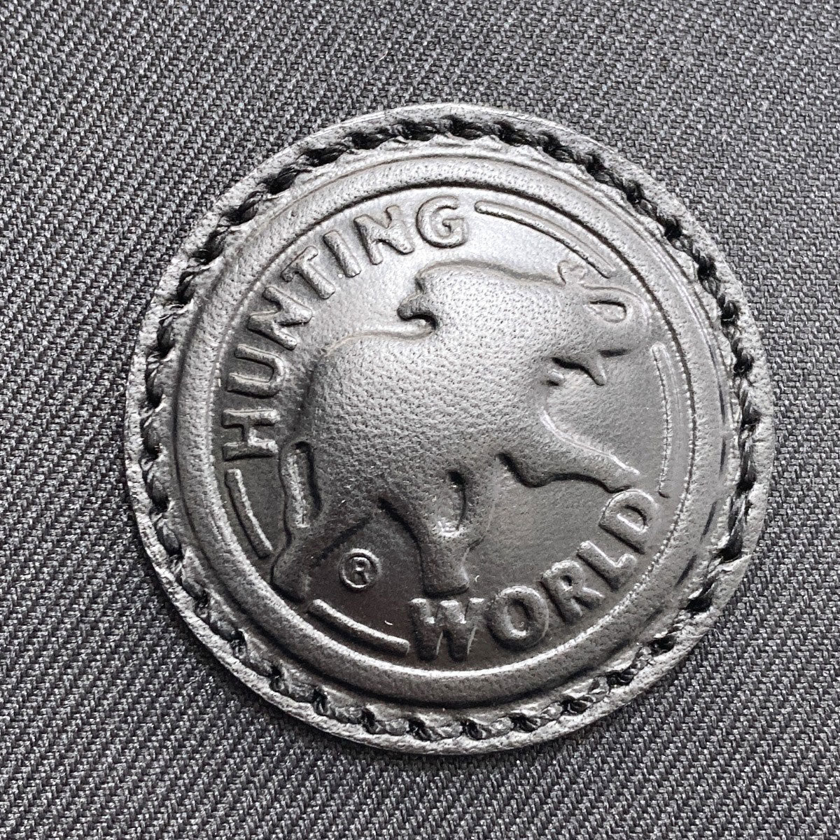 HUNTING WORLD ハンティングワールド ロゴ ハンドバッグ キャンバス レディース 中古