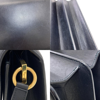 Salvatore Ferragamo サルヴァトーレフェラガモ ガンチーニ金具 ロングショルダー ショルダーバッグ レザー レディース 中古
