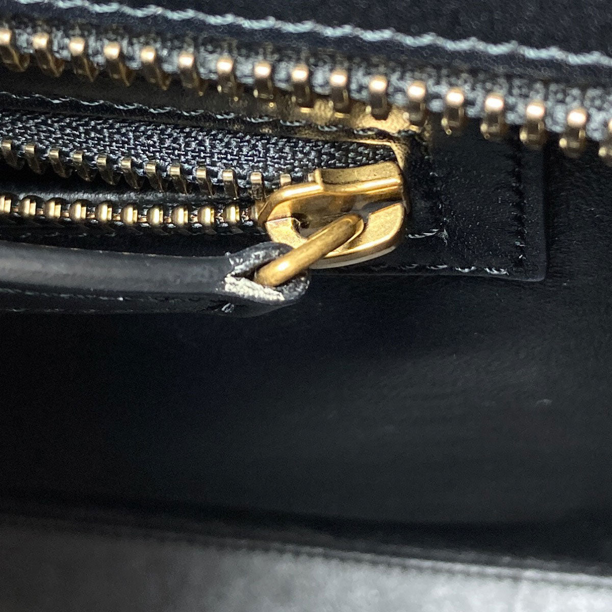 CELINE セリーヌ ラゲージマイクロ ハンドバッグ キャンバス レディース 中古