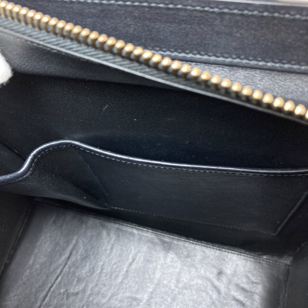 CELINE セリーヌ ラゲージマイクロ ハンドバッグ キャンバス レディース 中古