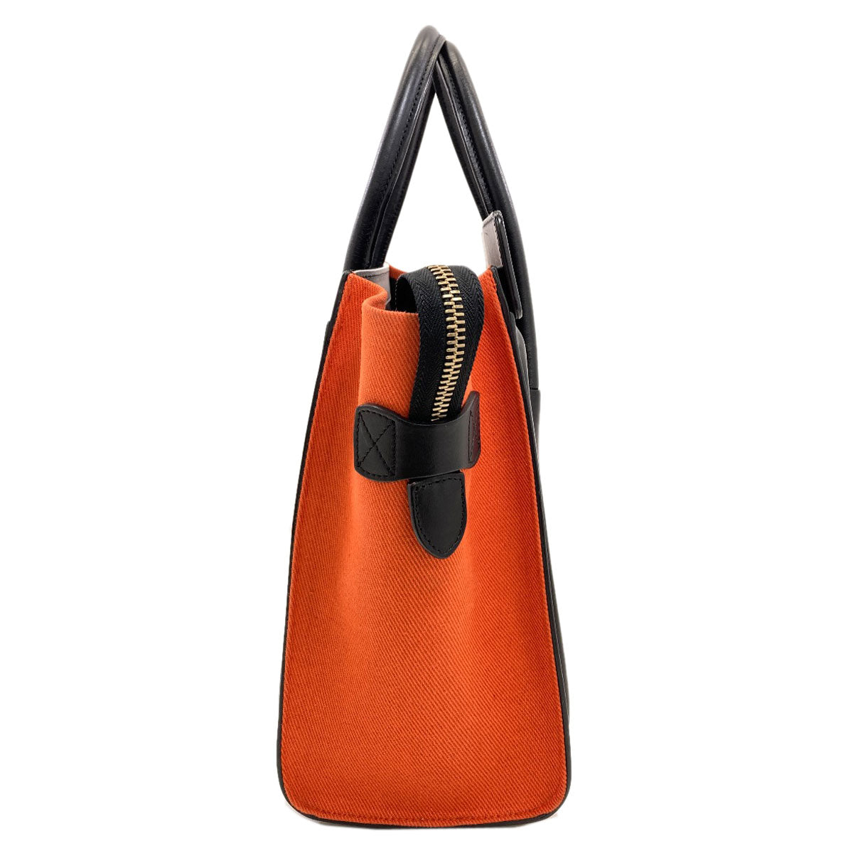 CELINE セリーヌ ラゲージマイクロ ハンドバッグ キャンバス レディース 中古