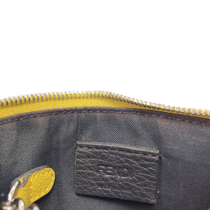 FENDI フェンディ ズッカ柄 カードケース レザー レディース 中古