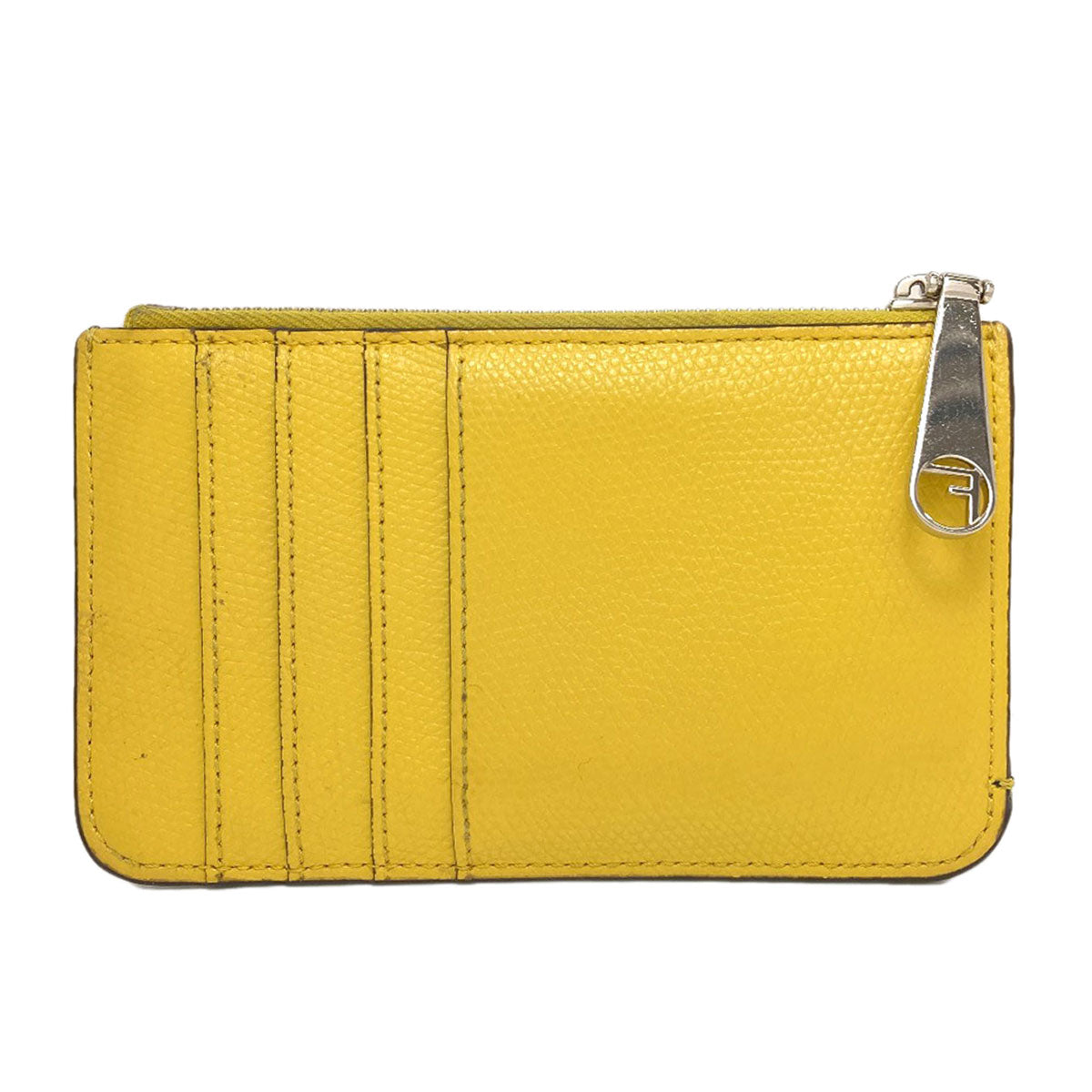 FENDI フェンディ ズッカ柄 カードケース レザー レディース 中古