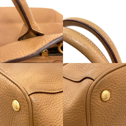 PRADA プラダ ロゴ 2WAY ハンドバッグ レザー レディース 中古