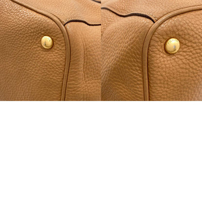 PRADA プラダ ロゴ 2WAY ハンドバッグ レザー レディース 中古