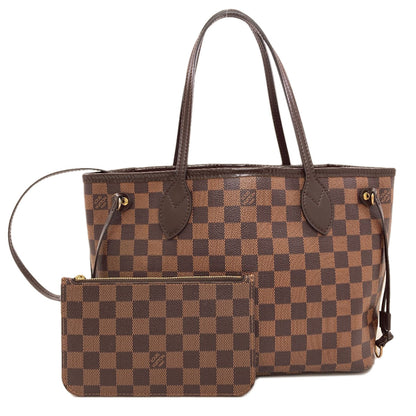 LOUIS VUITTON ルイヴィトン N40600 ネヴァーフルPM ハンドバッグ ダミエキャンバス レディース 中古