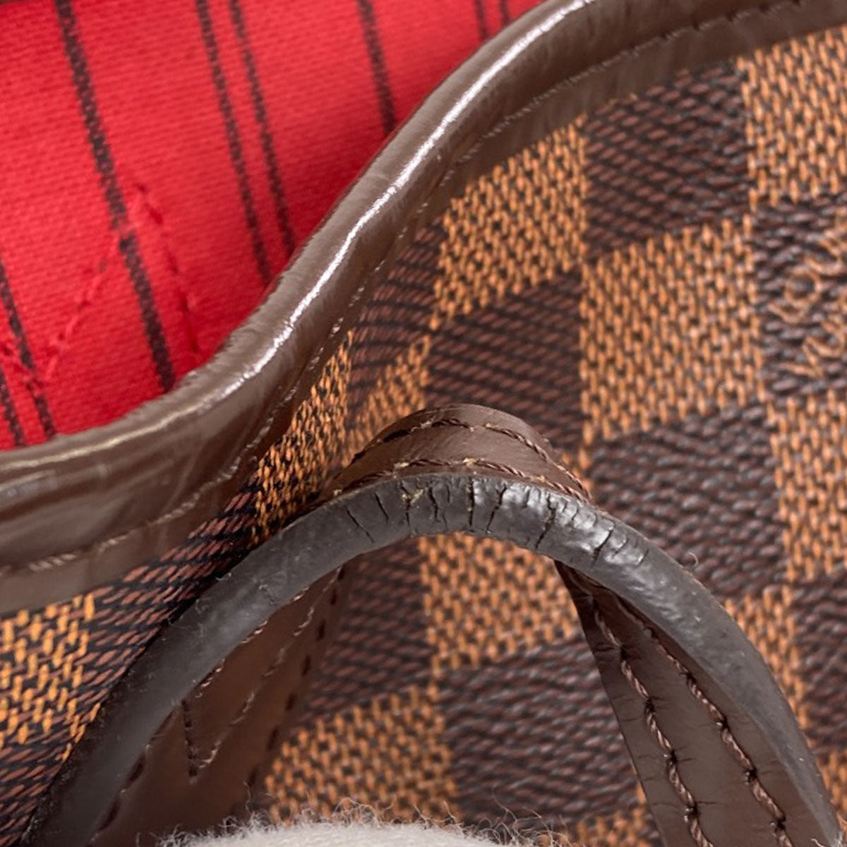 LOUIS VUITTON ルイヴィトン N40600 ネヴァーフルPM ハンドバッグ ダミエキャンバス レディース 中古