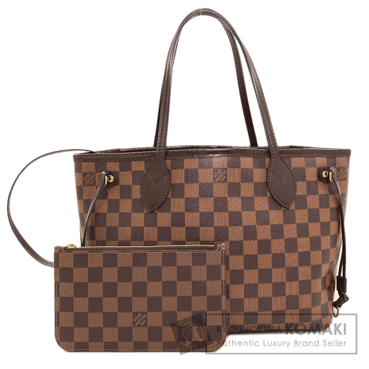 LOUIS VUITTON ルイヴィトン N40600 ネヴァーフルPM ハンドバッグ ダミエキャンバス レディース 中古
