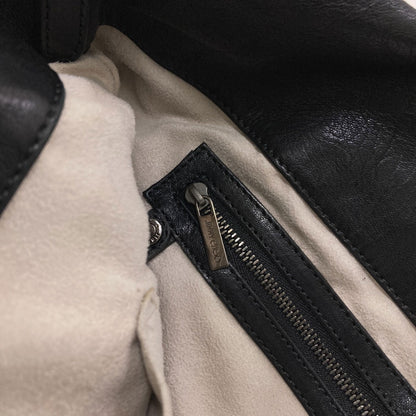Jimmy Choo ジミーチュウ スタッズ 2WAY ハンドバッグ レザー レディース 中古