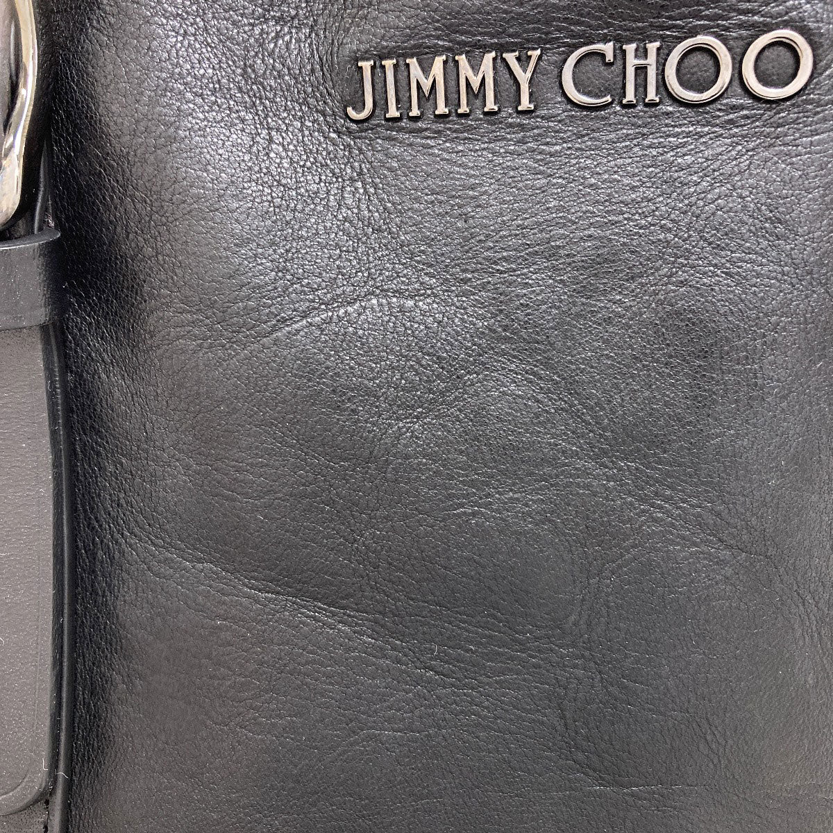 Jimmy Choo ジミーチュウ スタッズ 2WAY ハンドバッグ レザー レディース 中古
