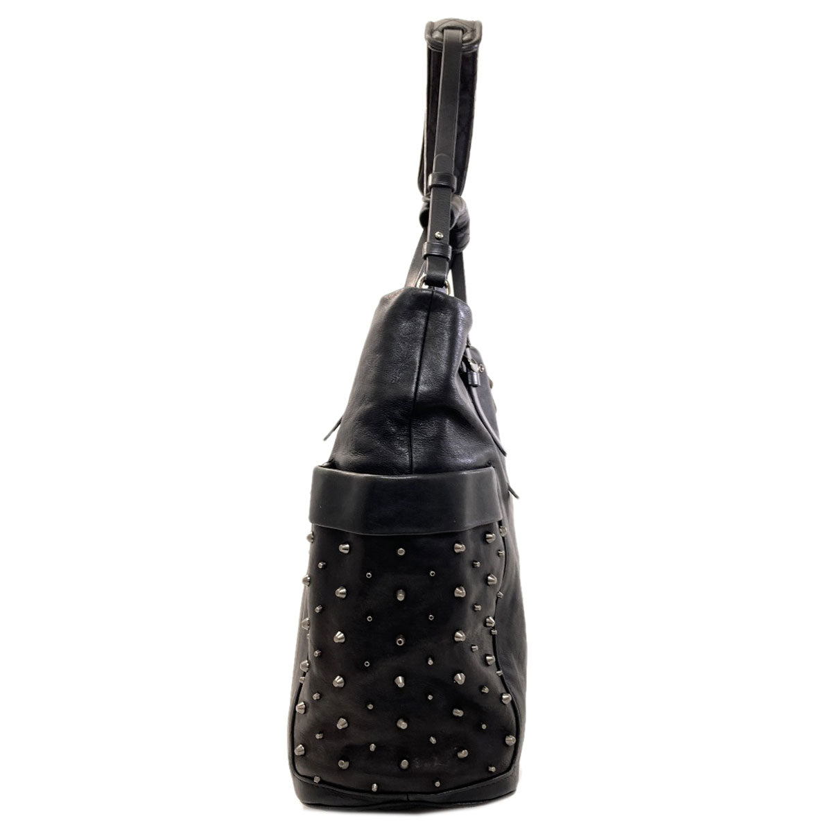Jimmy Choo ジミーチュウ スタッズ 2WAY ハンドバッグ レザー レディース 中古