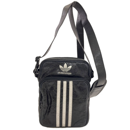 BALENCIAGA バレンシアガ 721850 スモール クロスボディ アディダスコラボ ショルダーバッグ カーフ レディース 中古