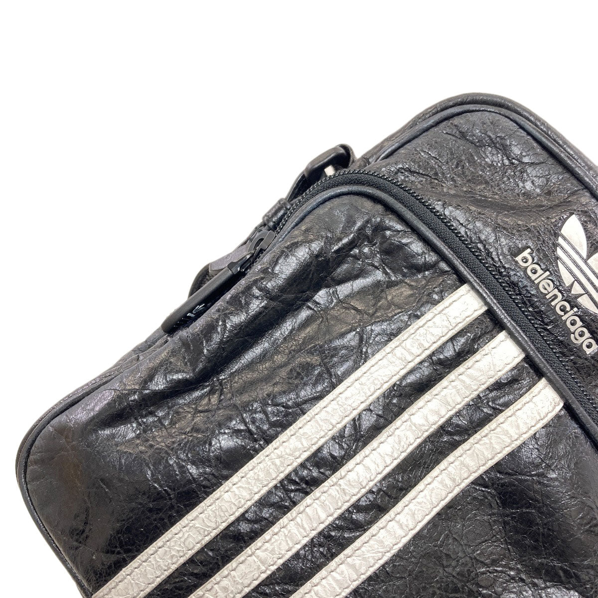 BALENCIAGA バレンシアガ 721850 スモール クロスボディ アディダスコラボ ショルダーバッグ カーフ レディース 中古