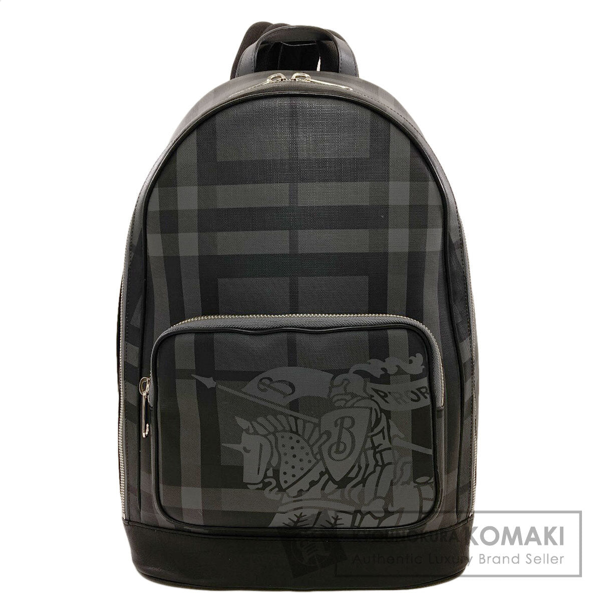 BURBERRY バーバリー ロッコ チェック柄 リュック・デイパック PVC レディース 中古