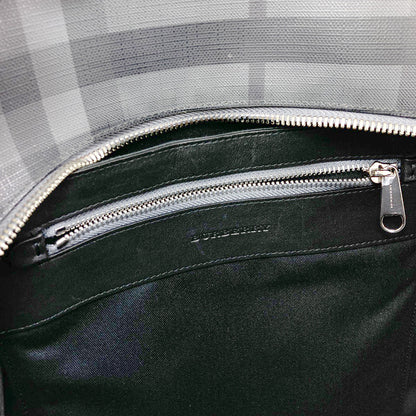 BURBERRY バーバリー ロッコ チェック柄 リュック・デイパック PVC レディース 中古
