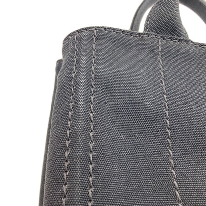 PRADA プラダ 1BG439 カナパミニ 2WAY ハンドバッグ キャンバス レディース 中古