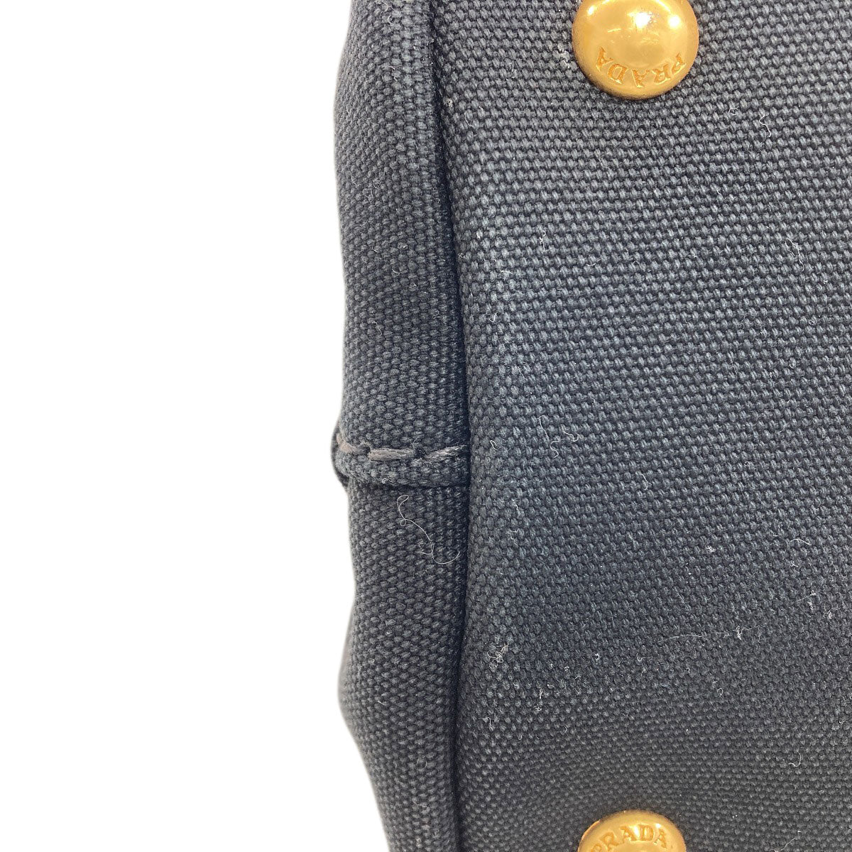 PRADA プラダ 1BG439 カナパミニ 2WAY ハンドバッグ キャンバス レディース 中古