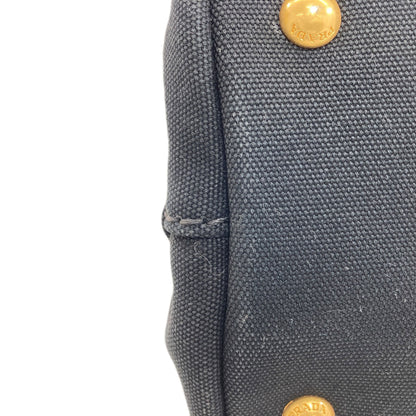 PRADA プラダ 1BG439 カナパミニ 2WAY ハンドバッグ キャンバス レディース 中古