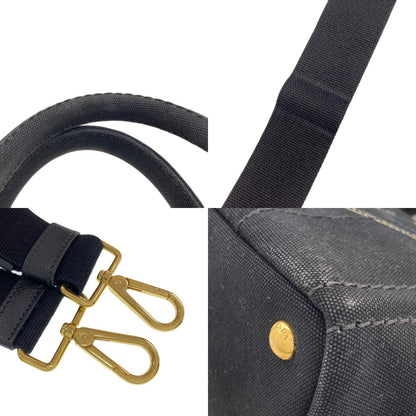 PRADA プラダ 1BG439 カナパミニ 2WAY ハンドバッグ キャンバス レディース 中古