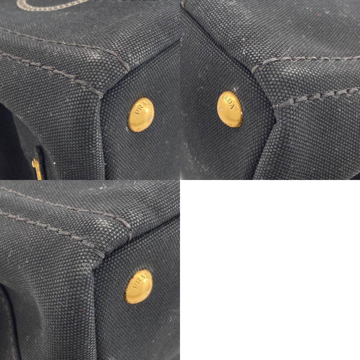 PRADA プラダ 1BG439 カナパミニ 2WAY ハンドバッグ キャンバス レディース 中古