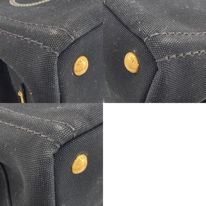PRADA プラダ 1BG439 カナパミニ 2WAY ハンドバッグ キャンバス レディース 中古