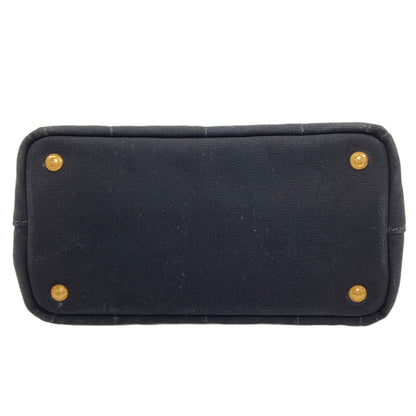 PRADA プラダ 1BG439 カナパミニ 2WAY ハンドバッグ キャンバス レディース 中古