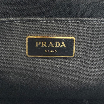 PRADA プラダ 1BG439 カナパミニ 2WAY ハンドバッグ キャンバス レディース 中古