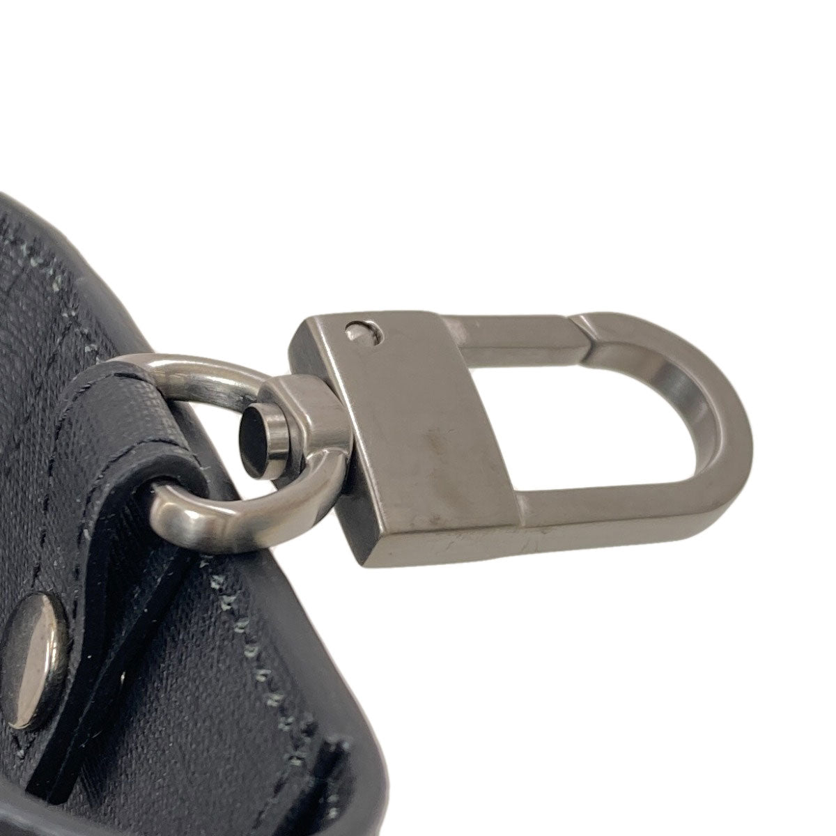 Dunhill ダンヒル サイドカー ガンメタル キーケース レザー メンズ 中古