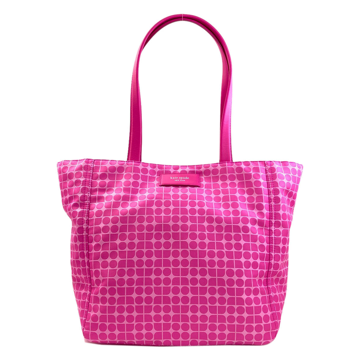 kate spade ケイトスペード ノエル ジャカード ラージ トート トートバッグ ポリエステル レディース 中古